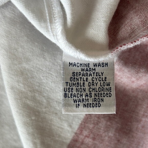 🇺🇸 Patriotic Sleeveless Button Down Shirt with Denim Collar size M 100% cotton - Picture 8 of 8